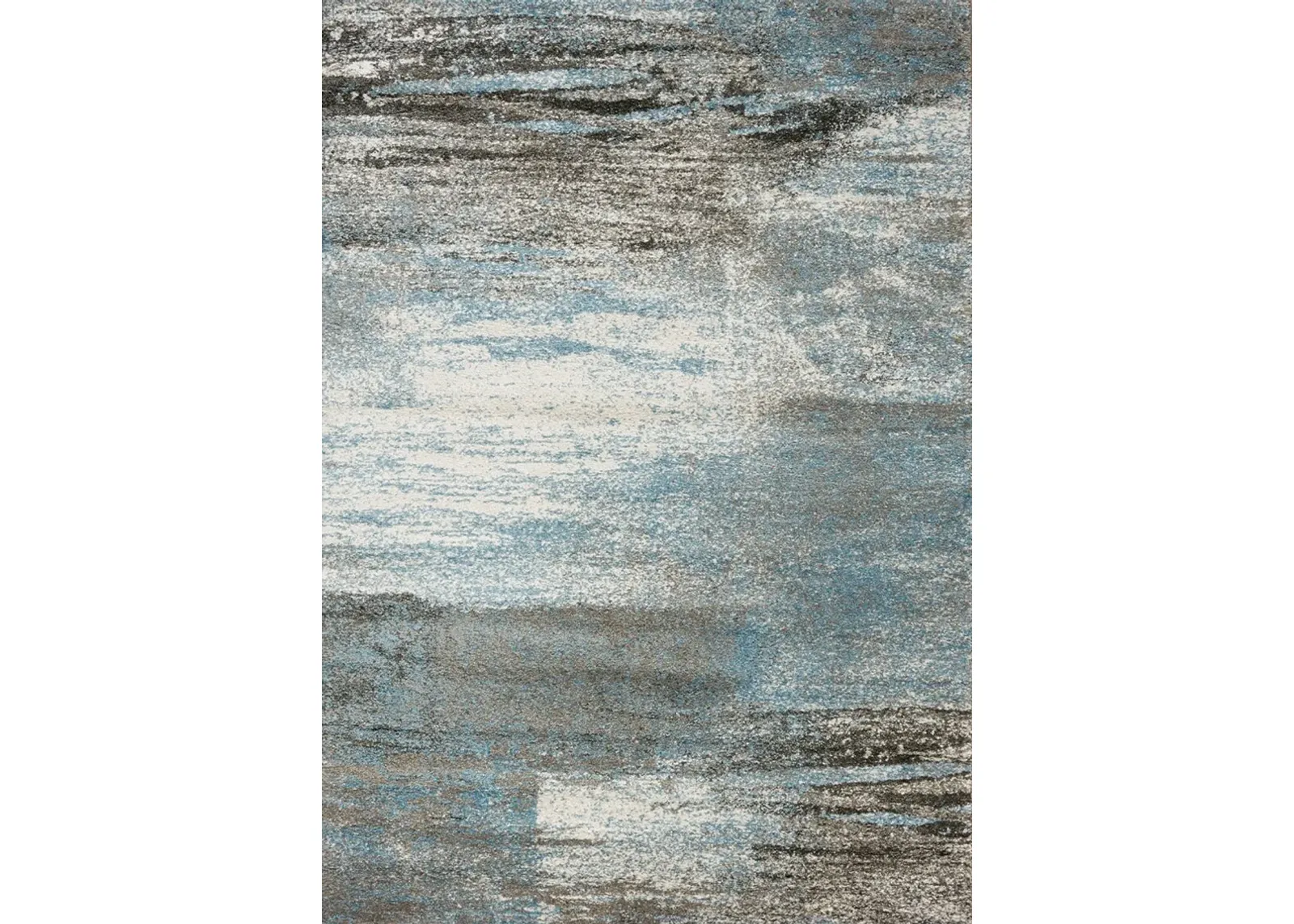 Breeze 5 x 8 Gray and Blue Area Rug