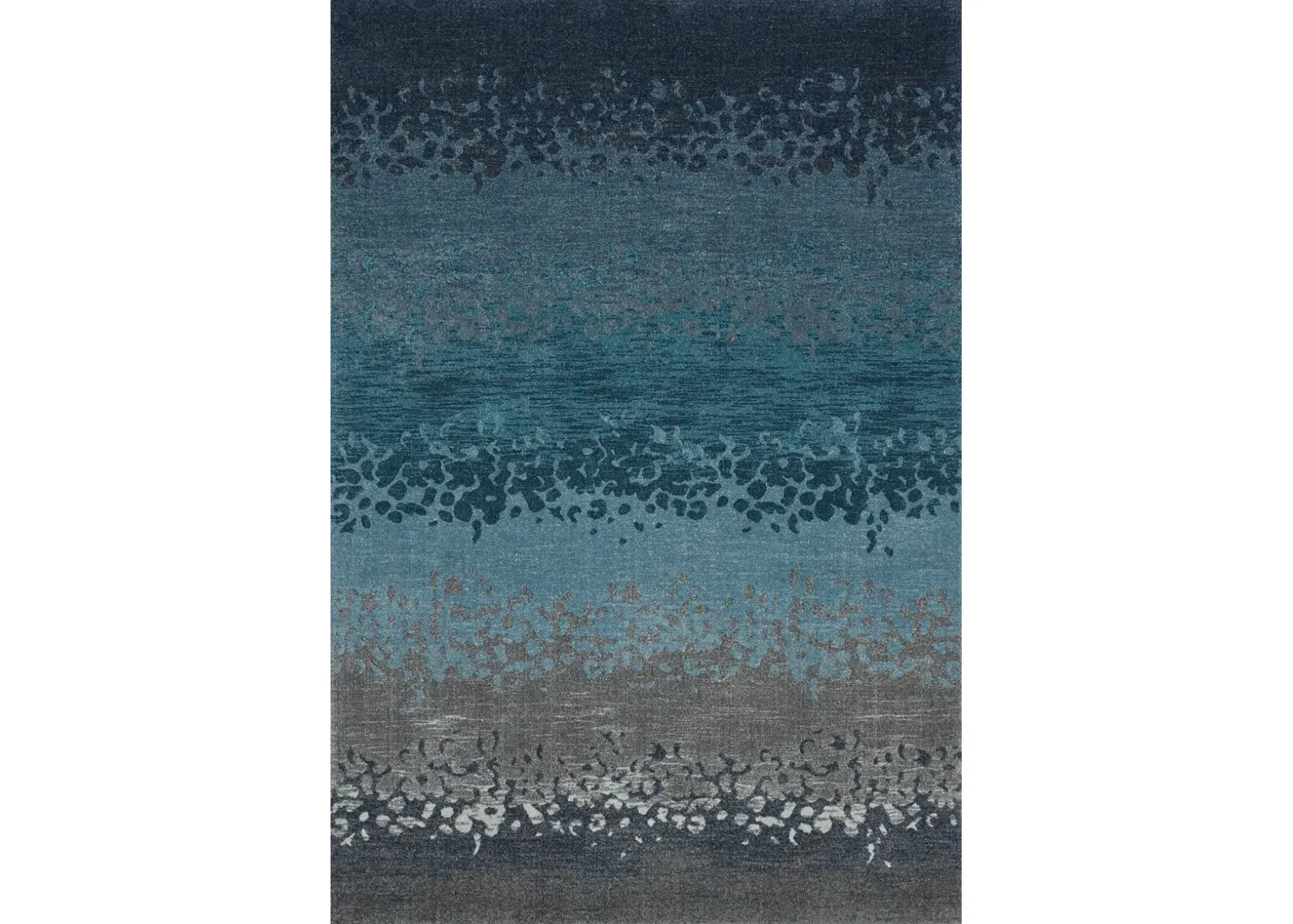 Geneva 5 x 8 Ombre Blue and Gray Area Rug