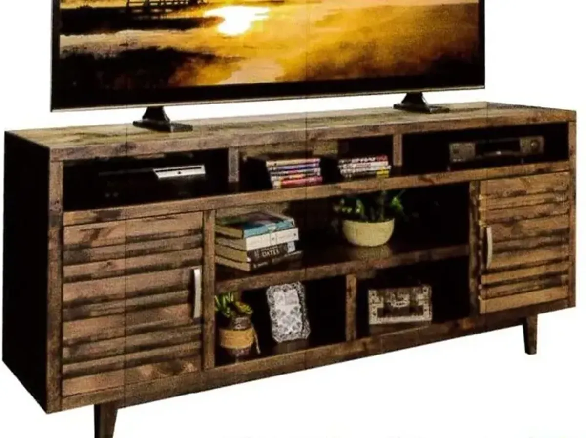 Avondale Charcoal Brown 76" TV Stand