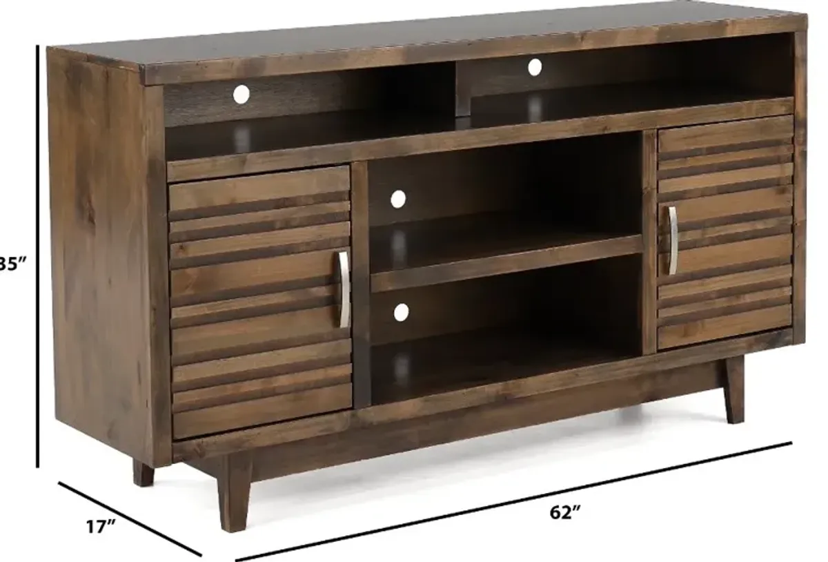 Avondale Charcoal Brown 62" TV Stand