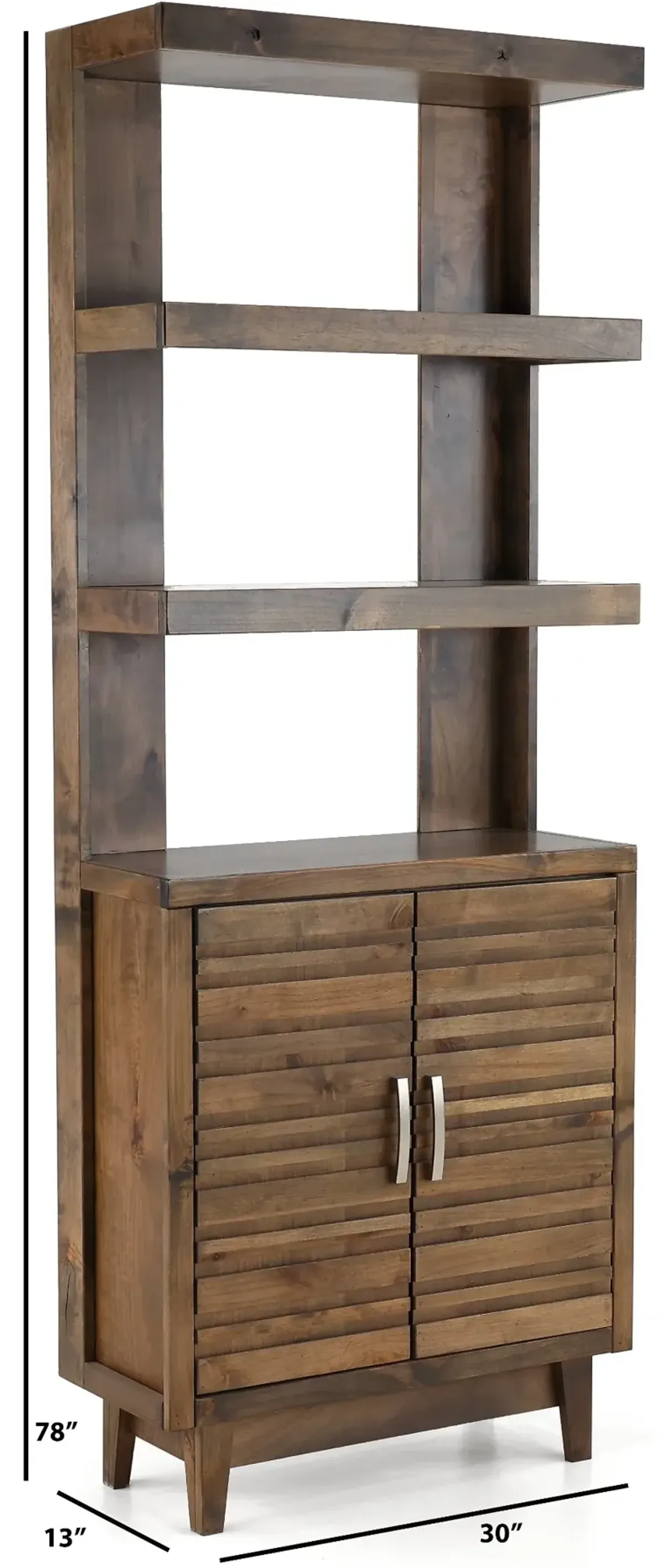 Avondale Brown Bookcase