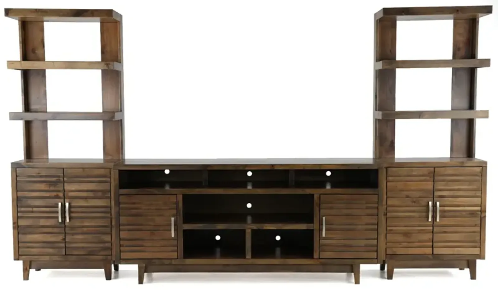 Avondale Brown 3 Piece 76" Entertainment Center