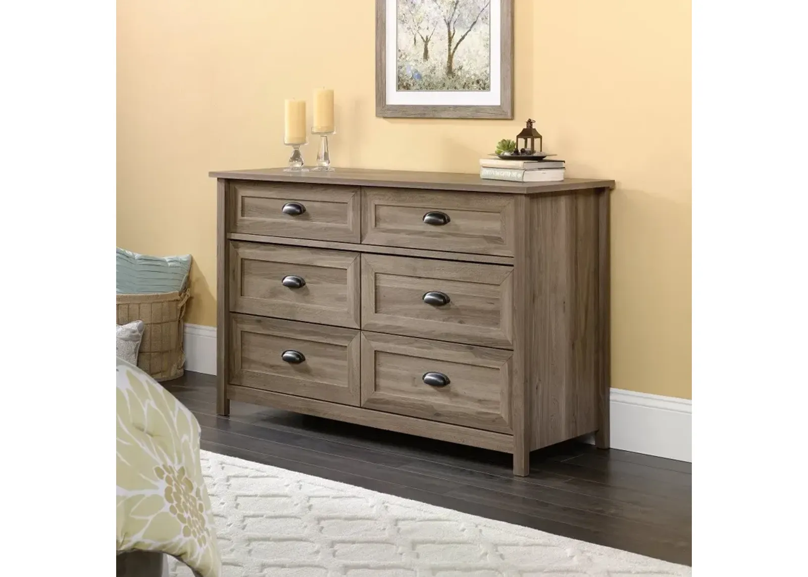 Salt Oak 6-Drawer Dresser - County Line