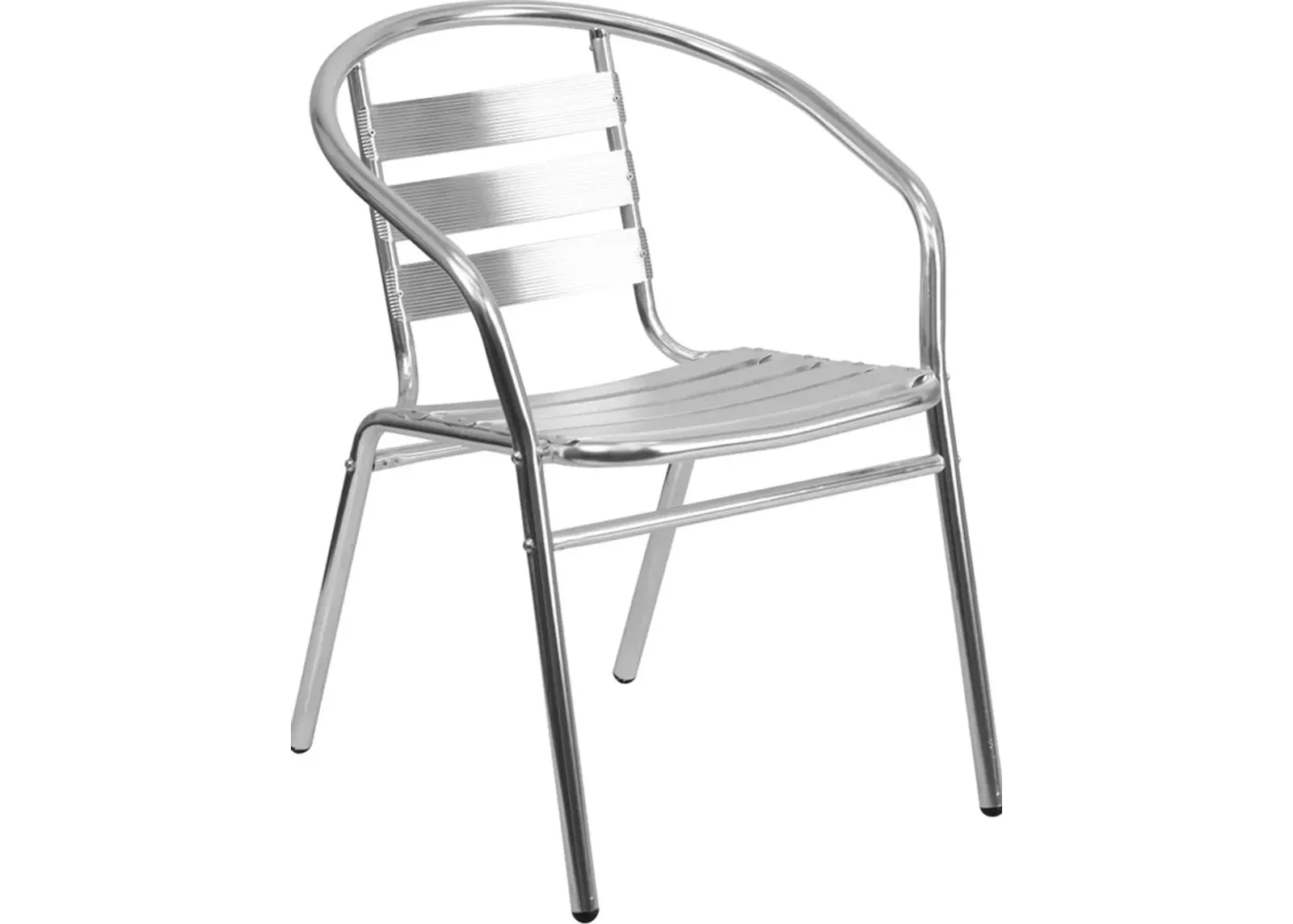 Aluminum Slatback Stack Chair