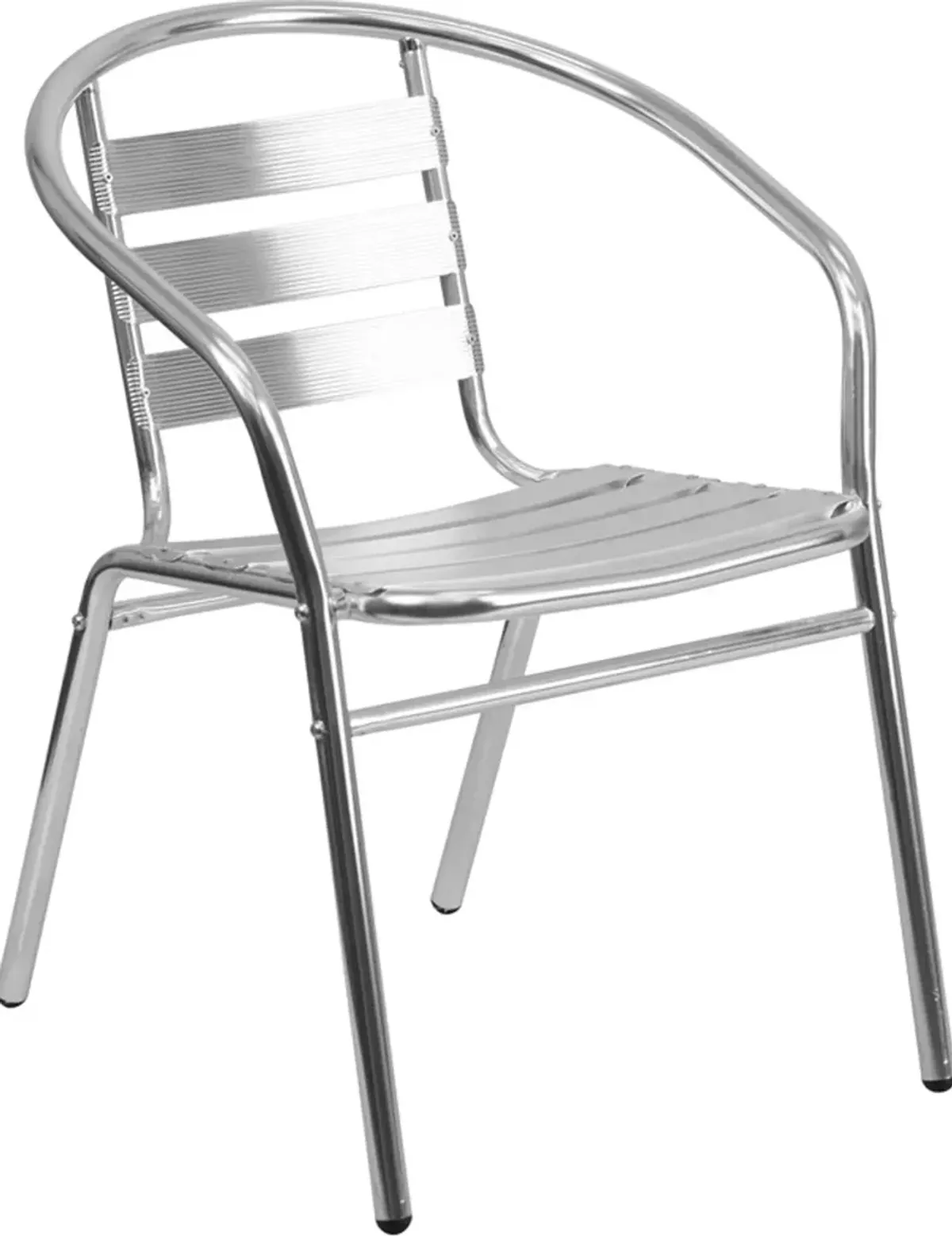 Aluminum Slatback Stack Chair