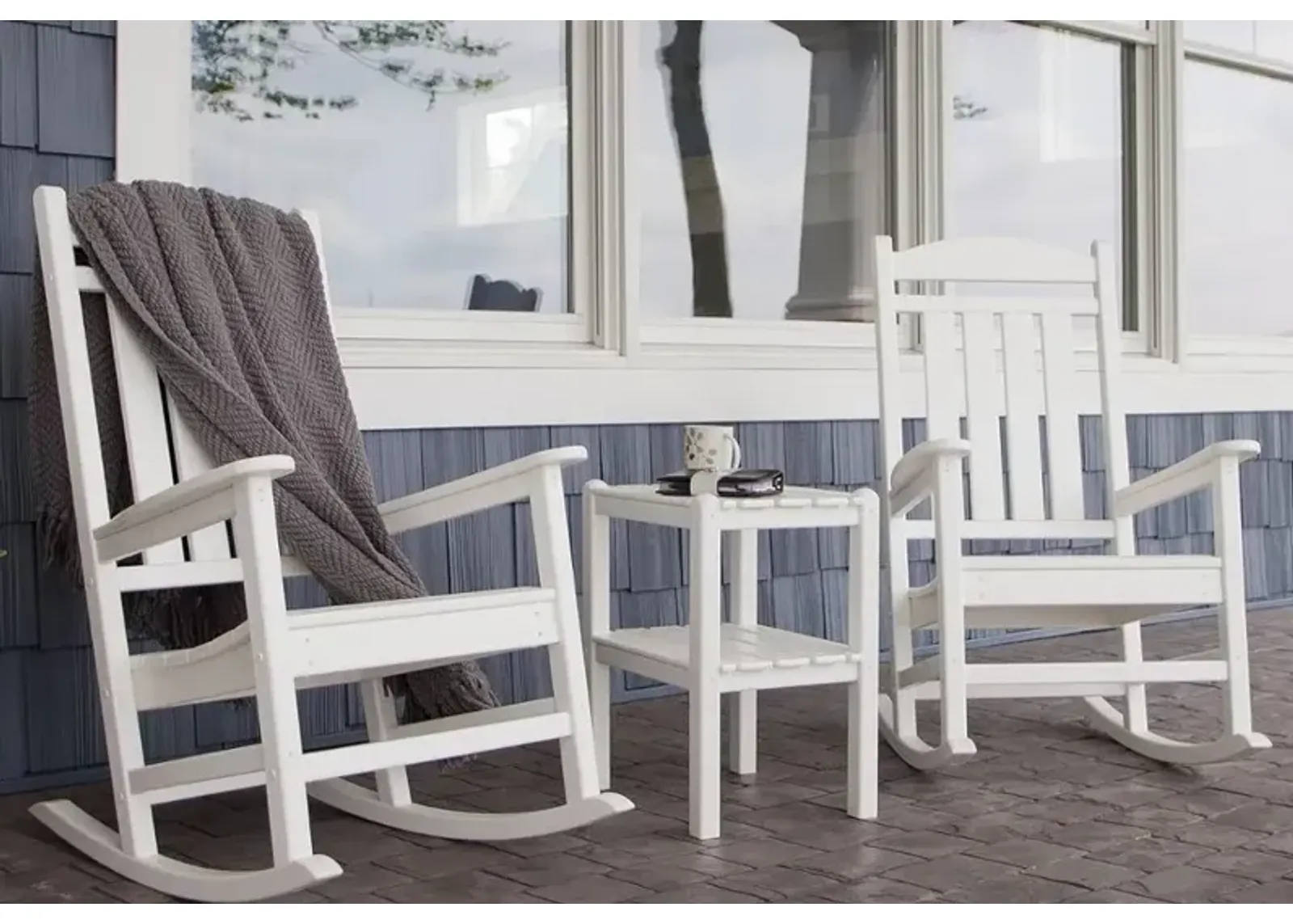 White Outdoor Porch Rocker - Rocker