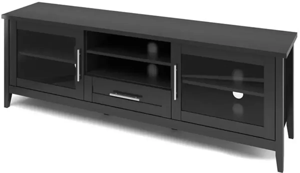 Black Extra Wide 70 Inch TV Stand - Jackson