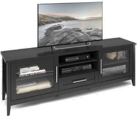 Black Extra Wide 70 Inch TV Stand - Jackson