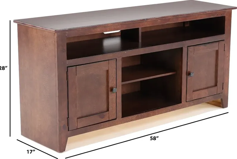 Rio Bravo Dark Pine 58" TV Stand