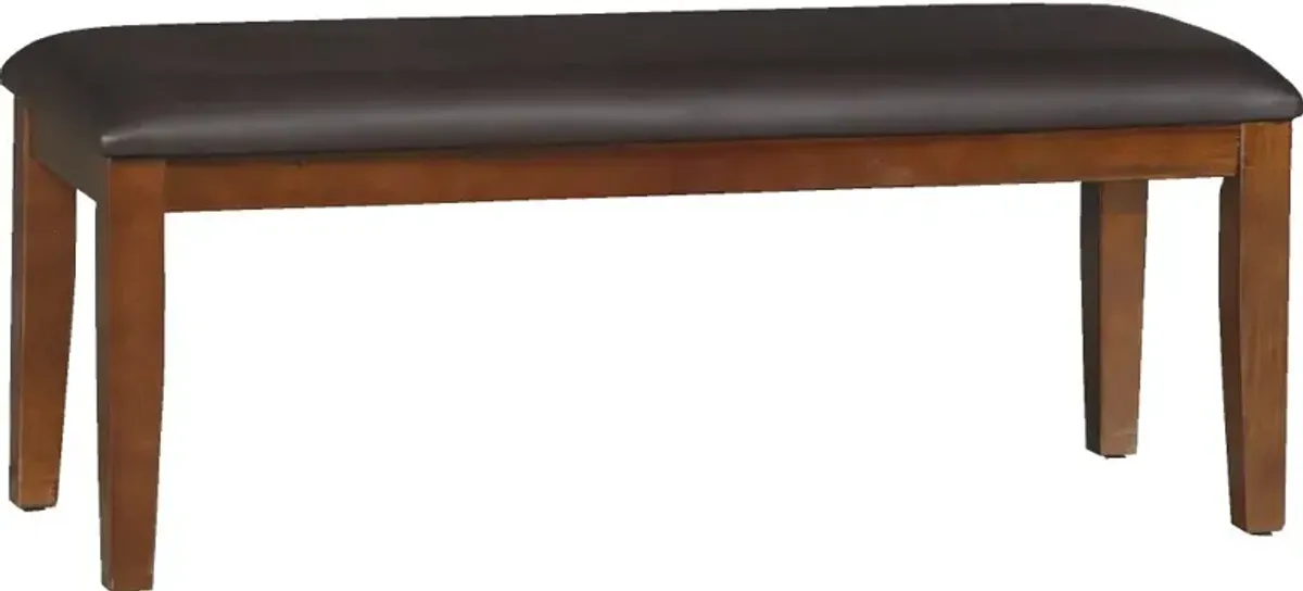 Brent Dark Cherry Dining Bench