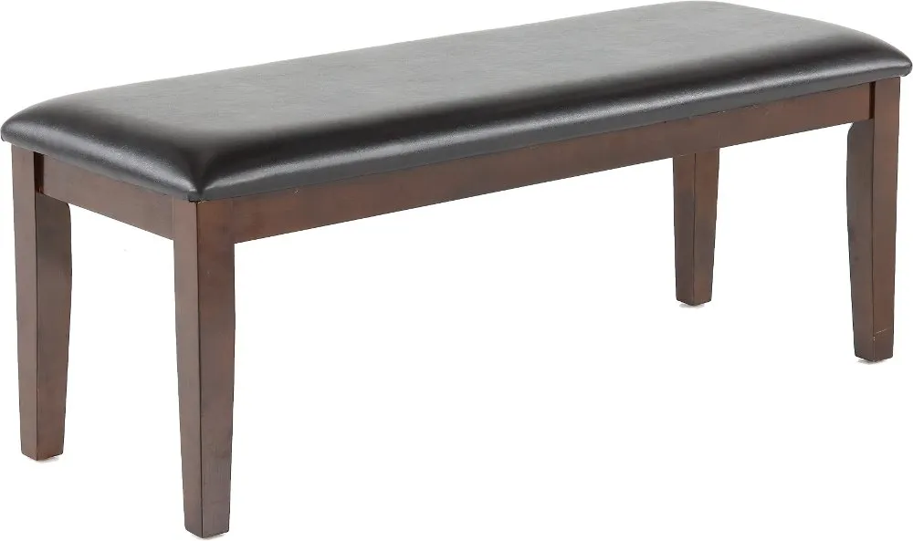 Brent Dark Cherry Dining Bench