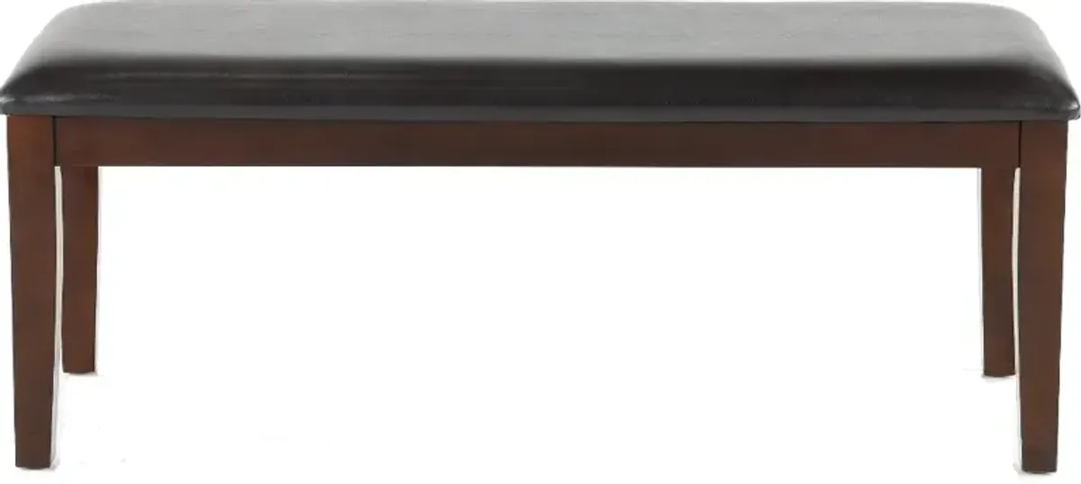 Brent Dark Cherry Dining Bench