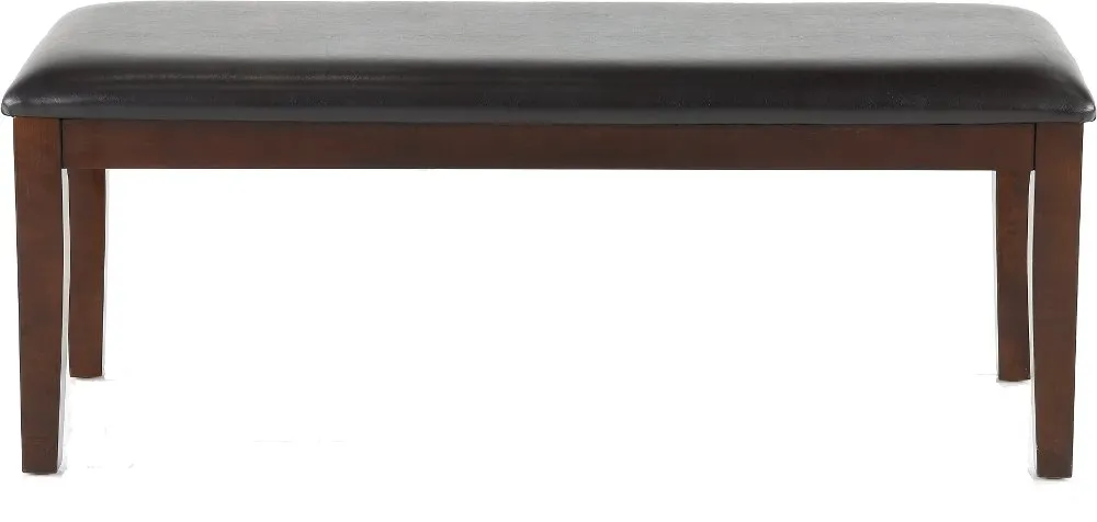 Brent Dark Cherry Dining Bench