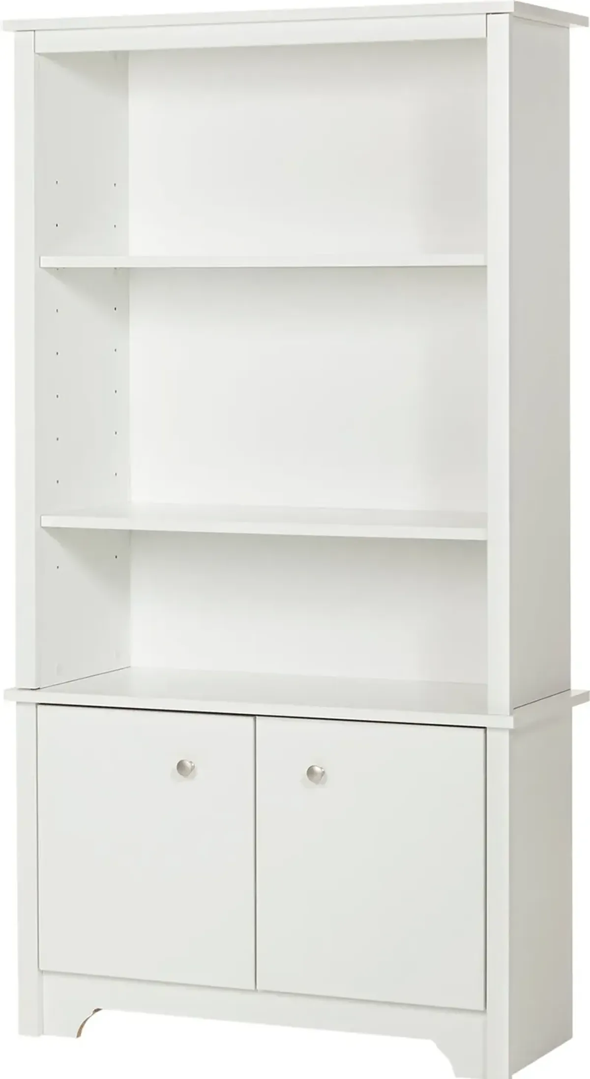 White 3-Shelf Storage Bookcase - South Shore