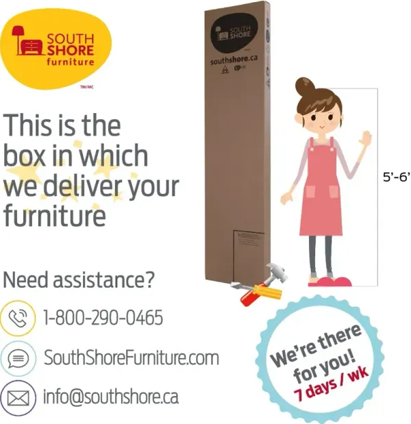 Little Smileys White Twin Mates Bed - South Shore