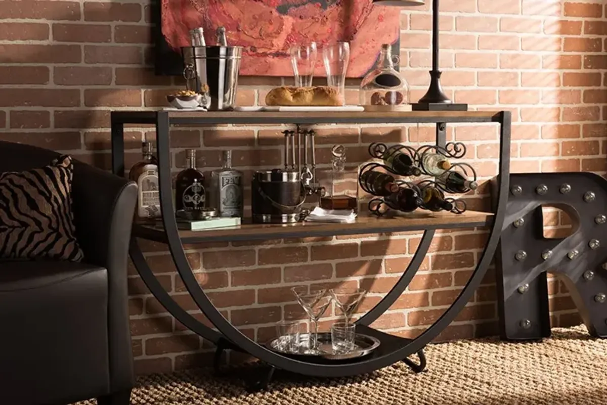 Blakes Rustic Industrial Console Table