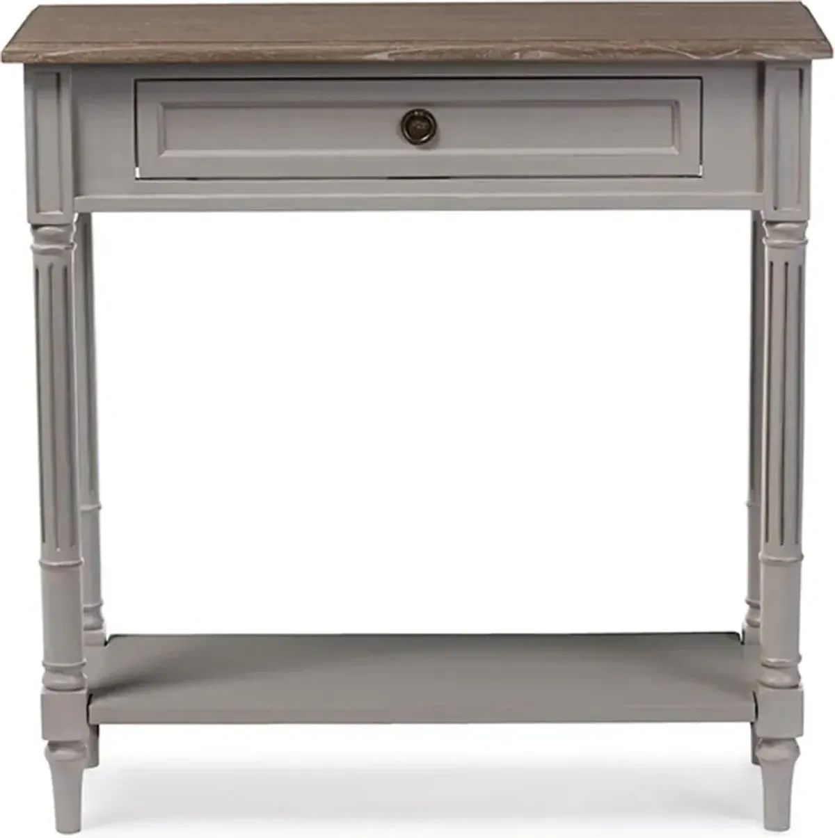 Rustic French Country Accent Table - Edouard