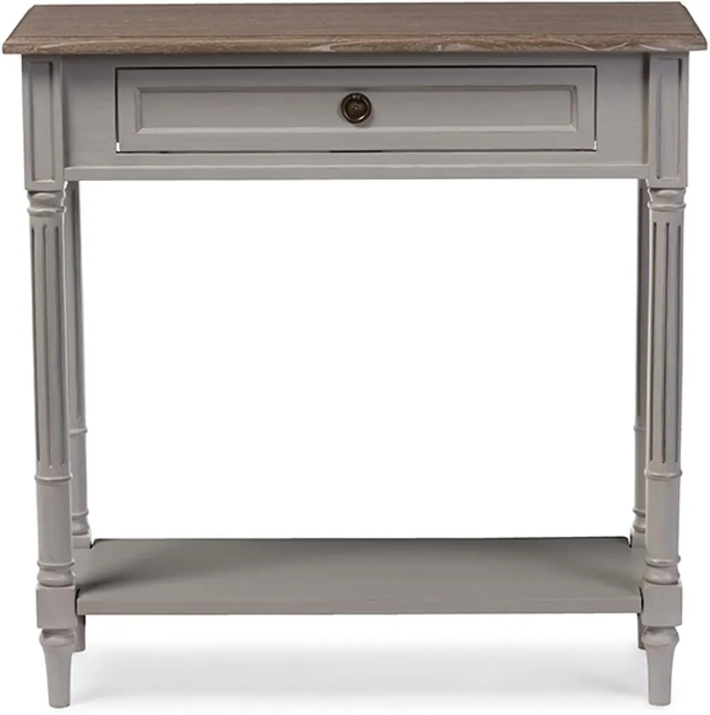 Rustic French Country Accent Table - Edouard