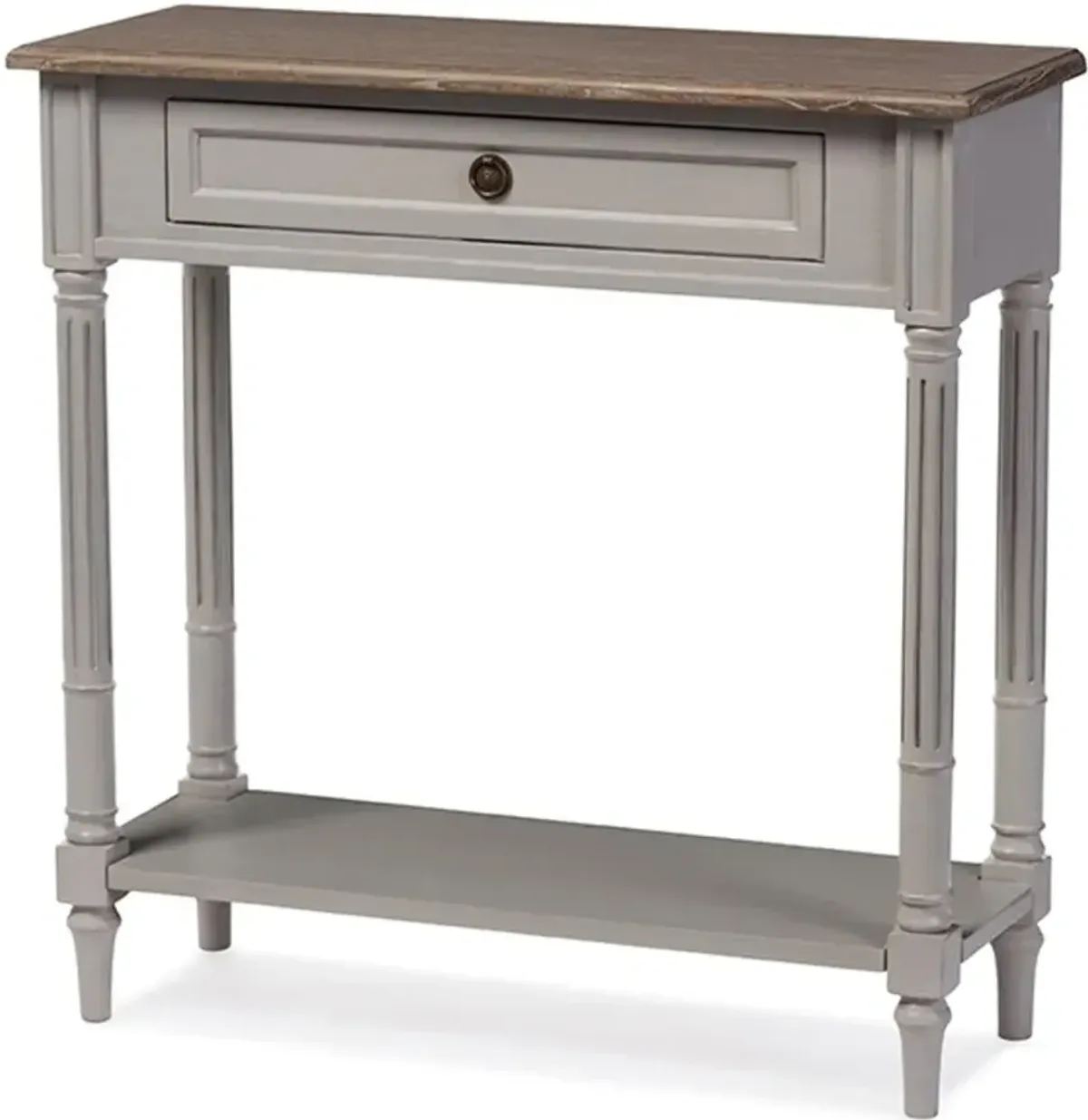 Rustic French Country Accent Table - Edouard