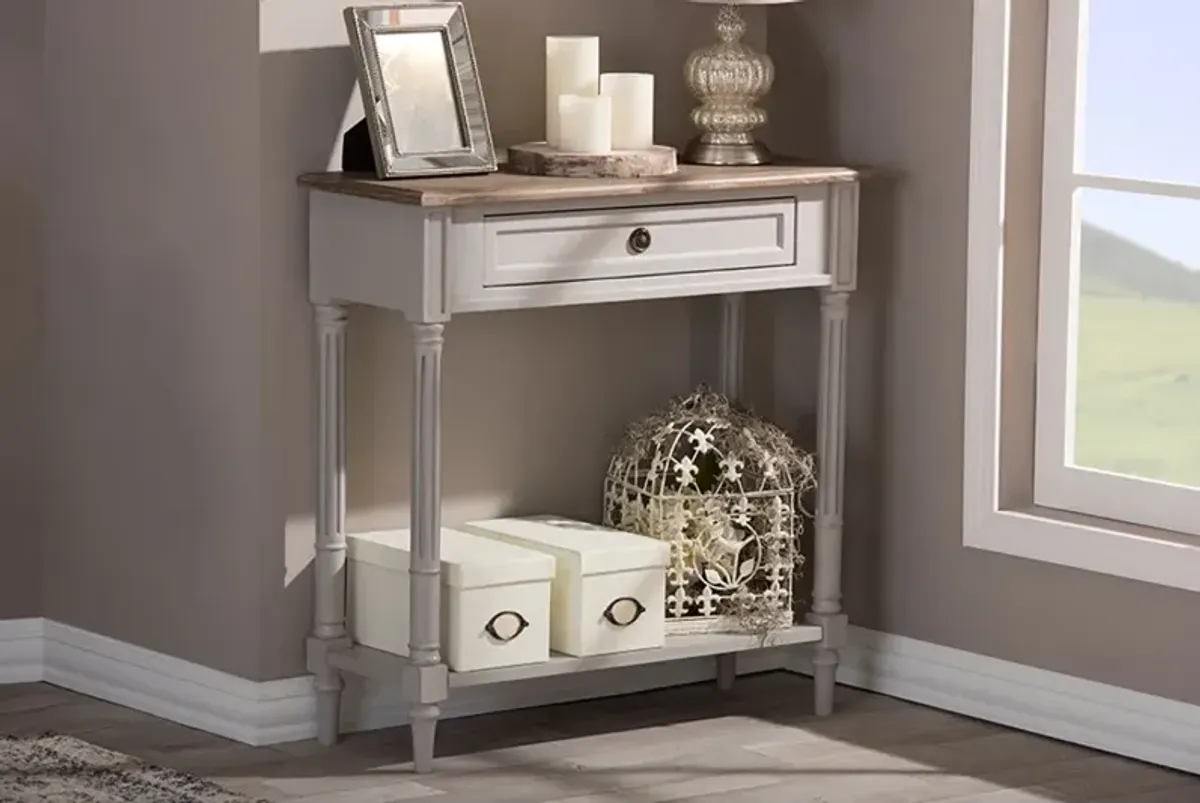 Rustic French Country Accent Table - Edouard