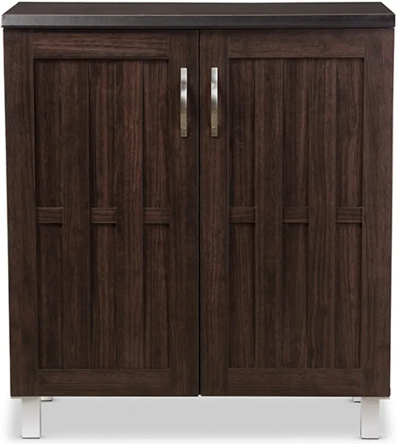 Dark Brown Storage Cabinet - Excel