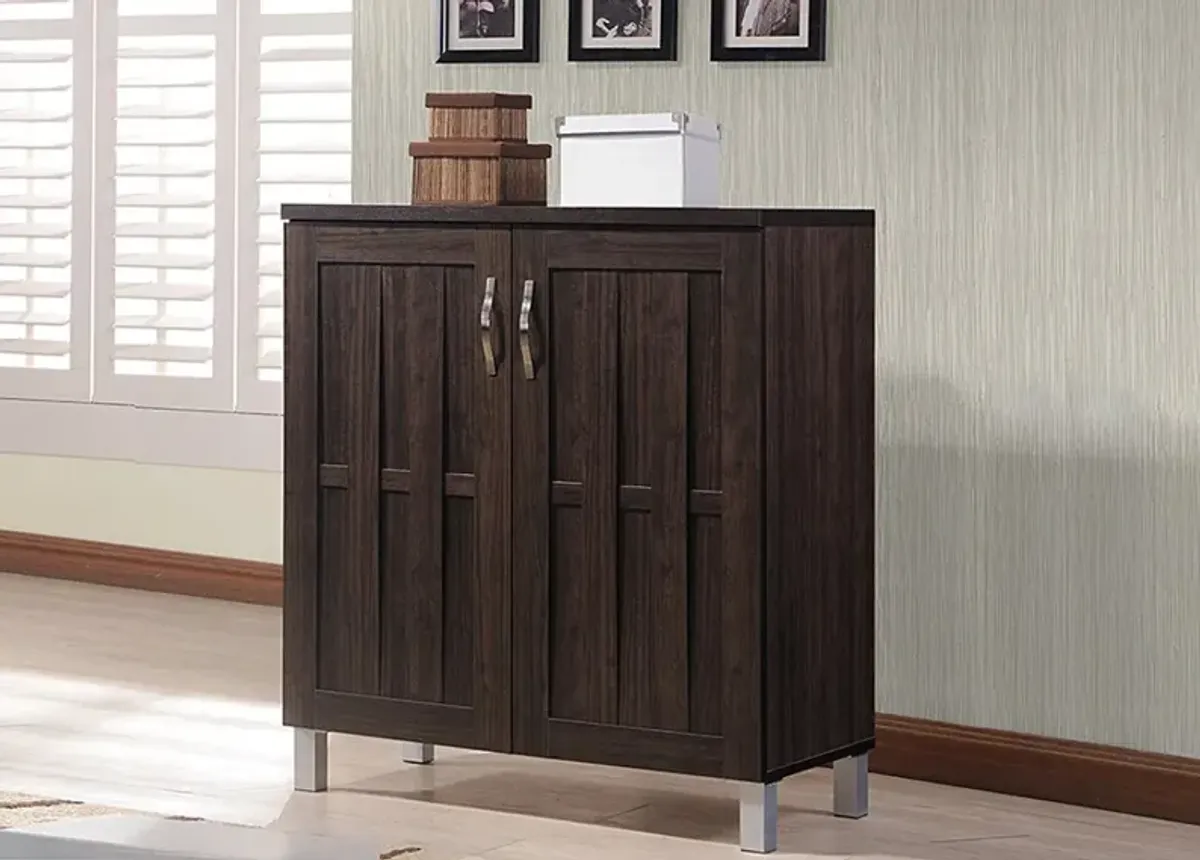 Dark Brown Storage Cabinet - Excel