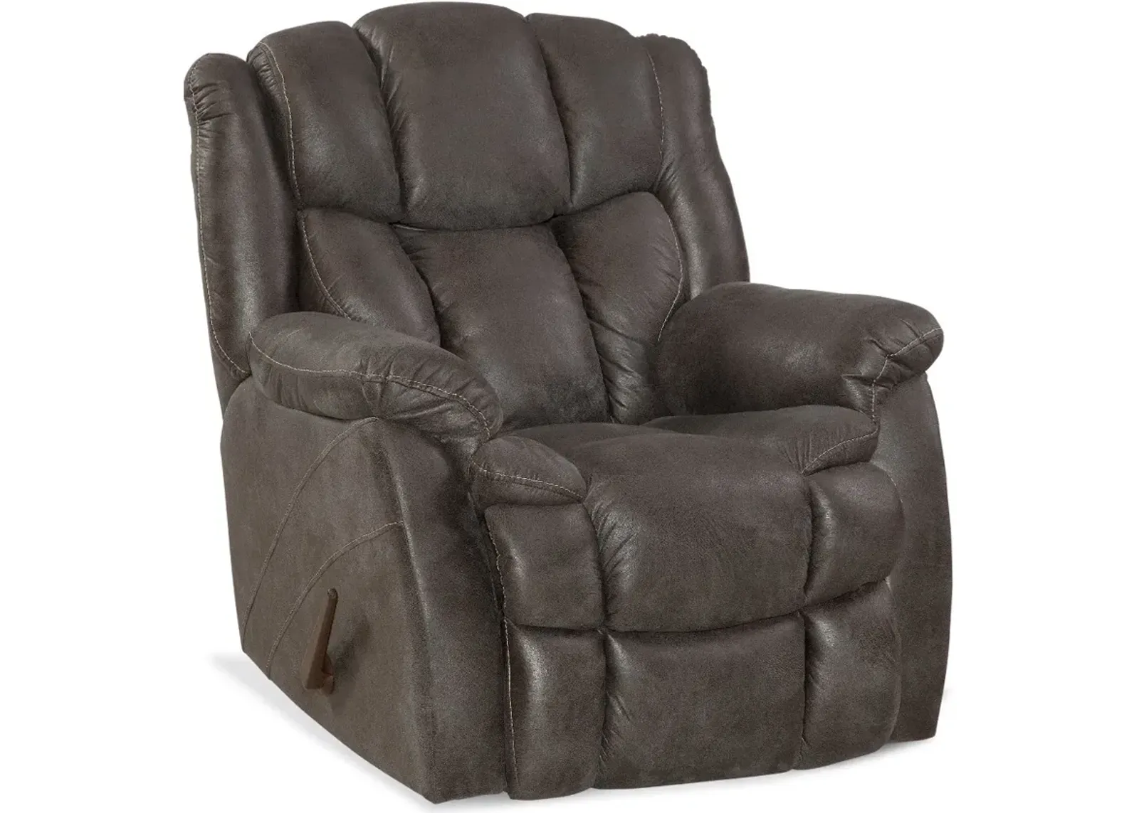 Renegade Gray Microfiber Rocker Recliner