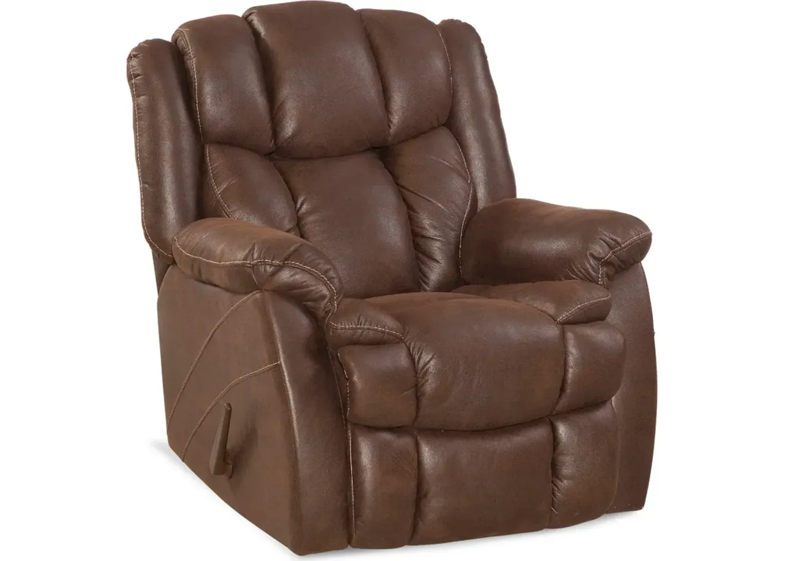 Renegade Chocolate Brown Microfiber Rocker Recliner