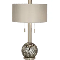 Brushed Steel Mercury Table Lamp