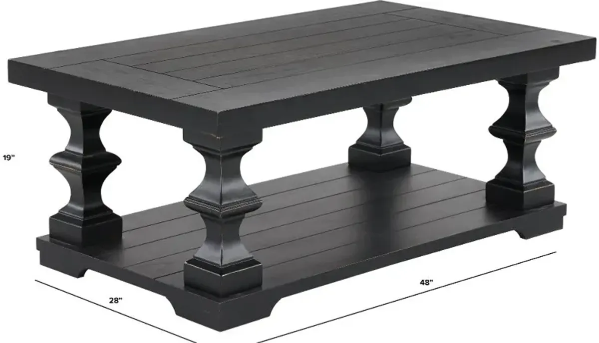 Dory Ebony Coffee Table