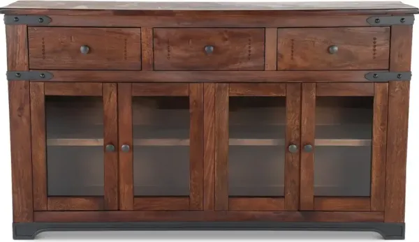 Parota Natural Mango Wood Console