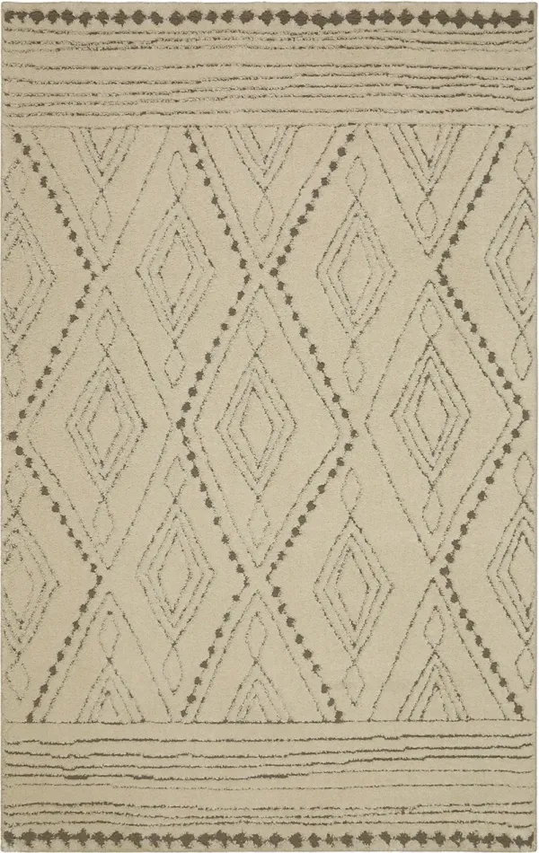 Nomad 5 x 8 Vado Cream, Light Gray, and Tan Area Rug
