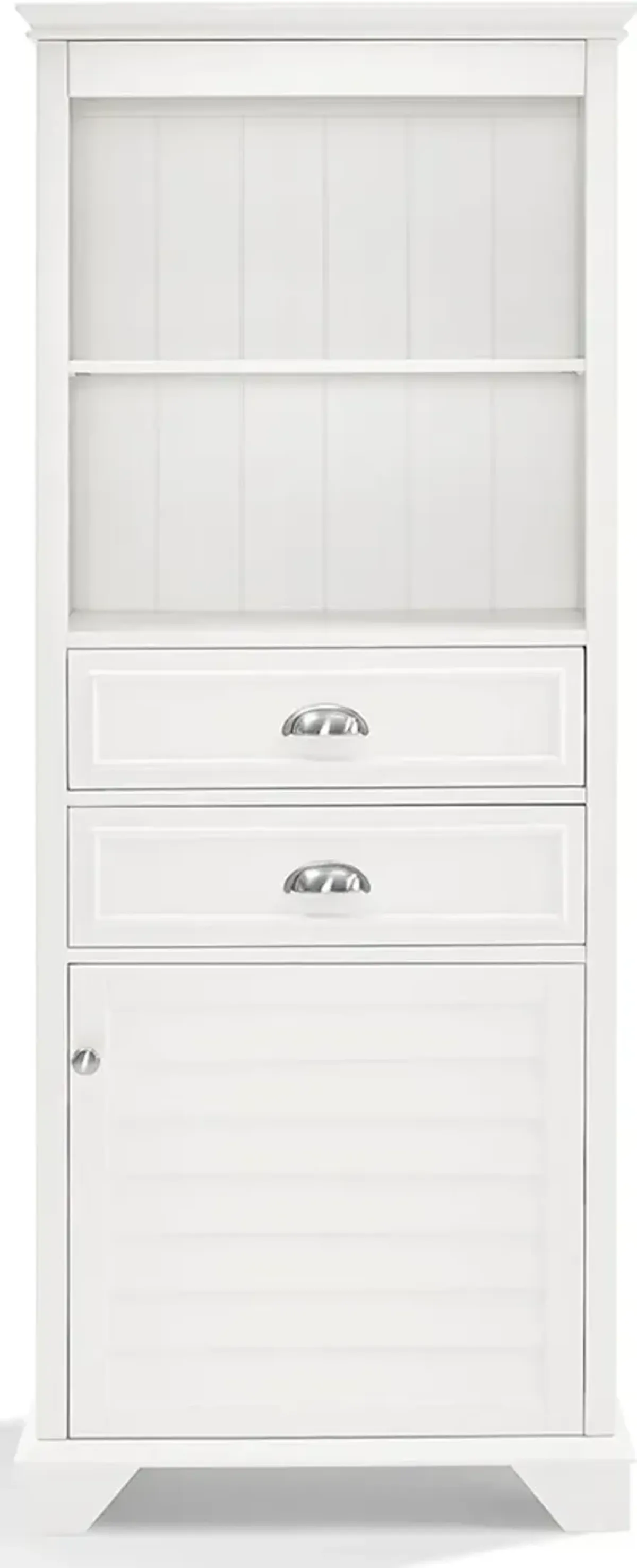 Lydia Tall White Bathroom Cabinet