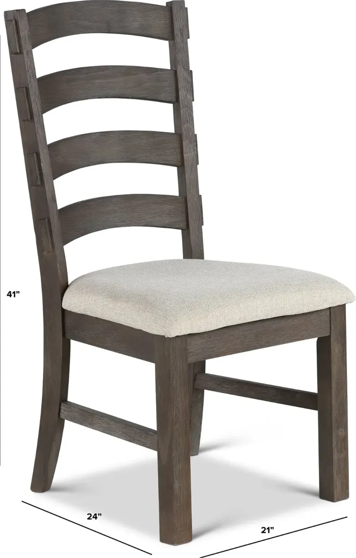 Paladin Charcoal Upholstered Dining Chair