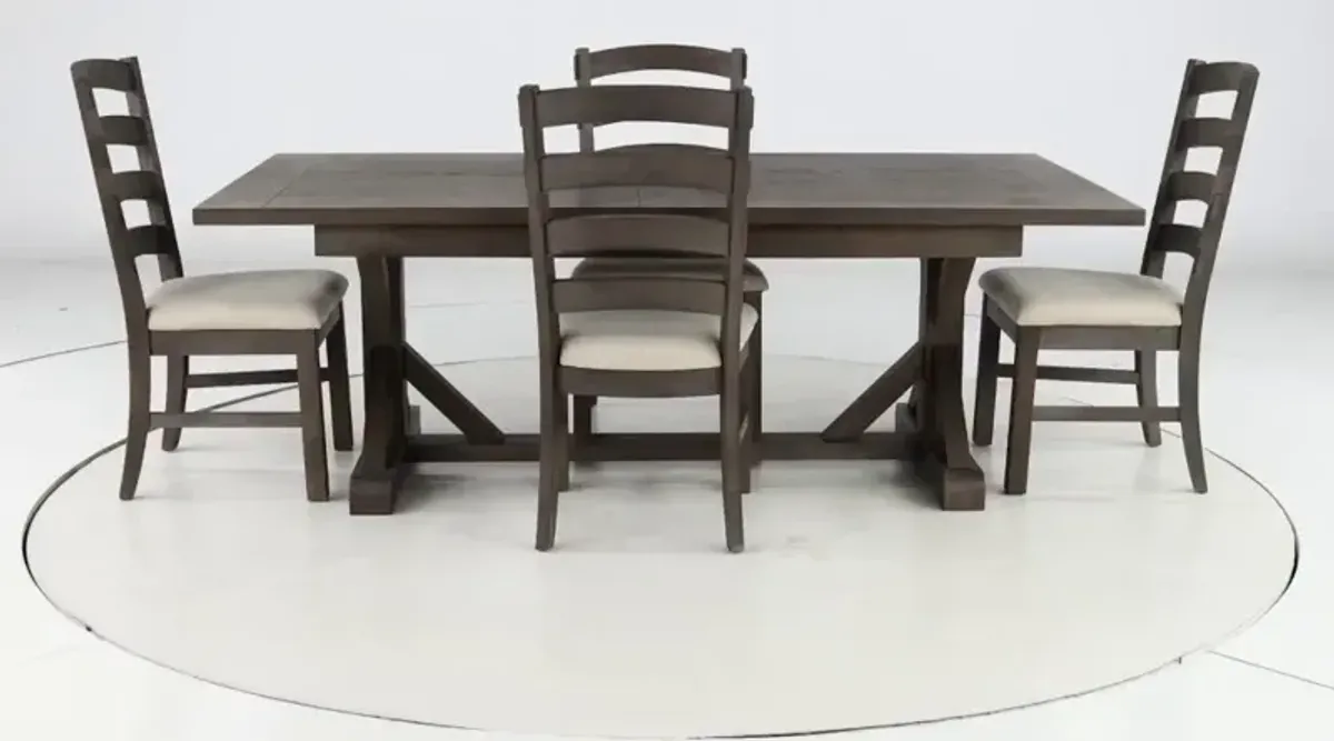 Paladin Charcoal 5 Piece Dining Set