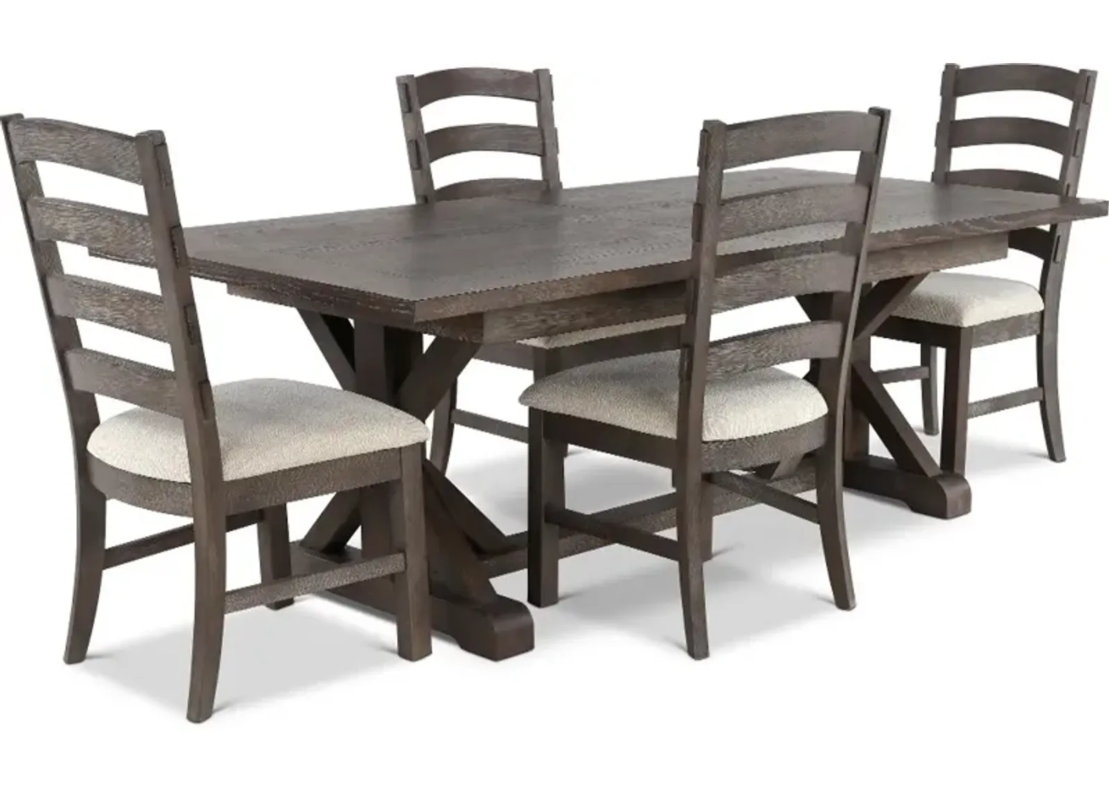 Paladin Charcoal 5 Piece Dining Set