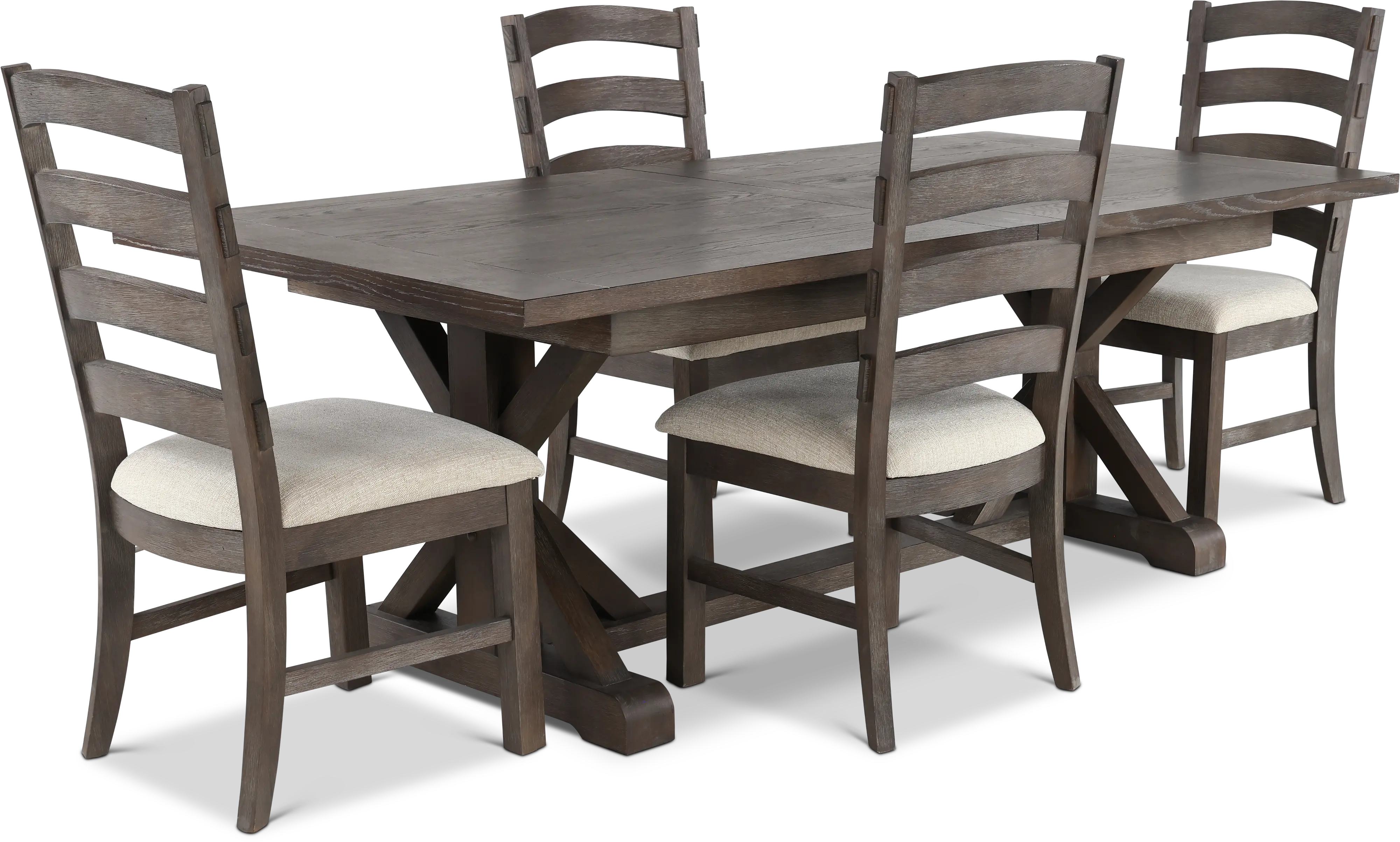 Paladin Charcoal 5 Piece Dining Set