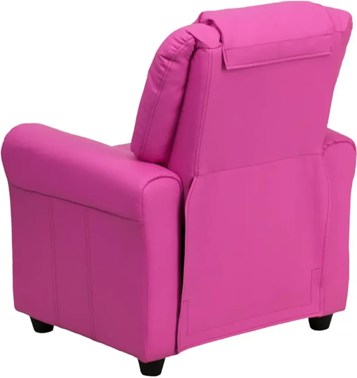 Mini Me Kids Hot Pink Recliner with Cup Holder