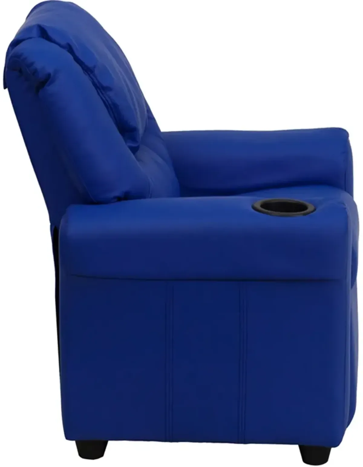 Mini Me Kids Blue Recliner with Cup Holder