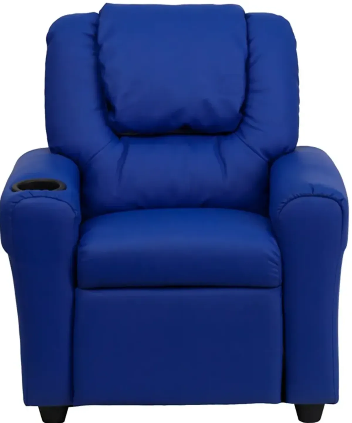 Mini Me Kids Blue Recliner with Cup Holder