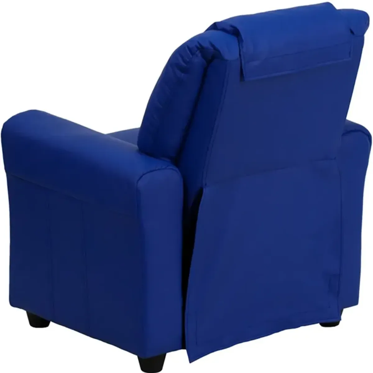 Mini Me Kids Blue Recliner with Cup Holder