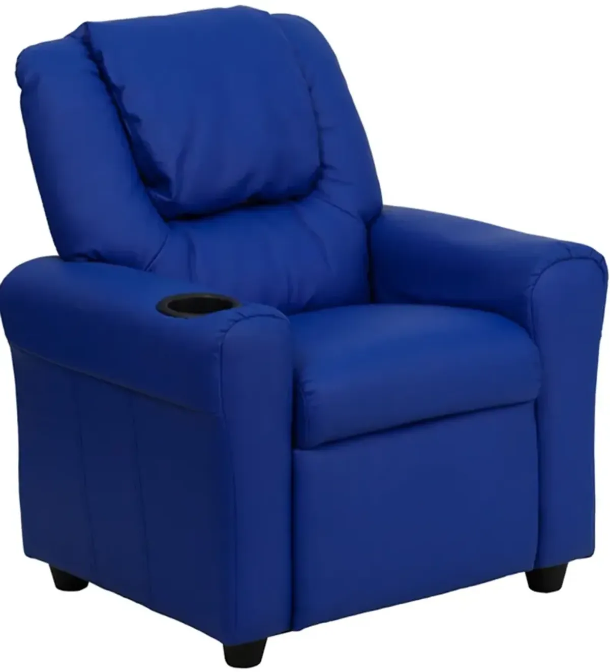 Mini Me Kids Blue Recliner with Cup Holder