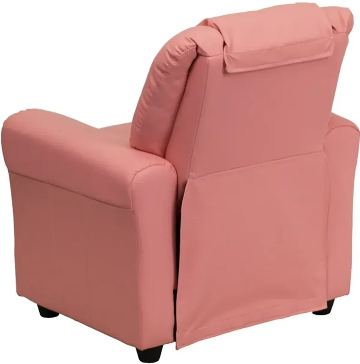 Mini Me Kids Pink Recliner with Cup Holder