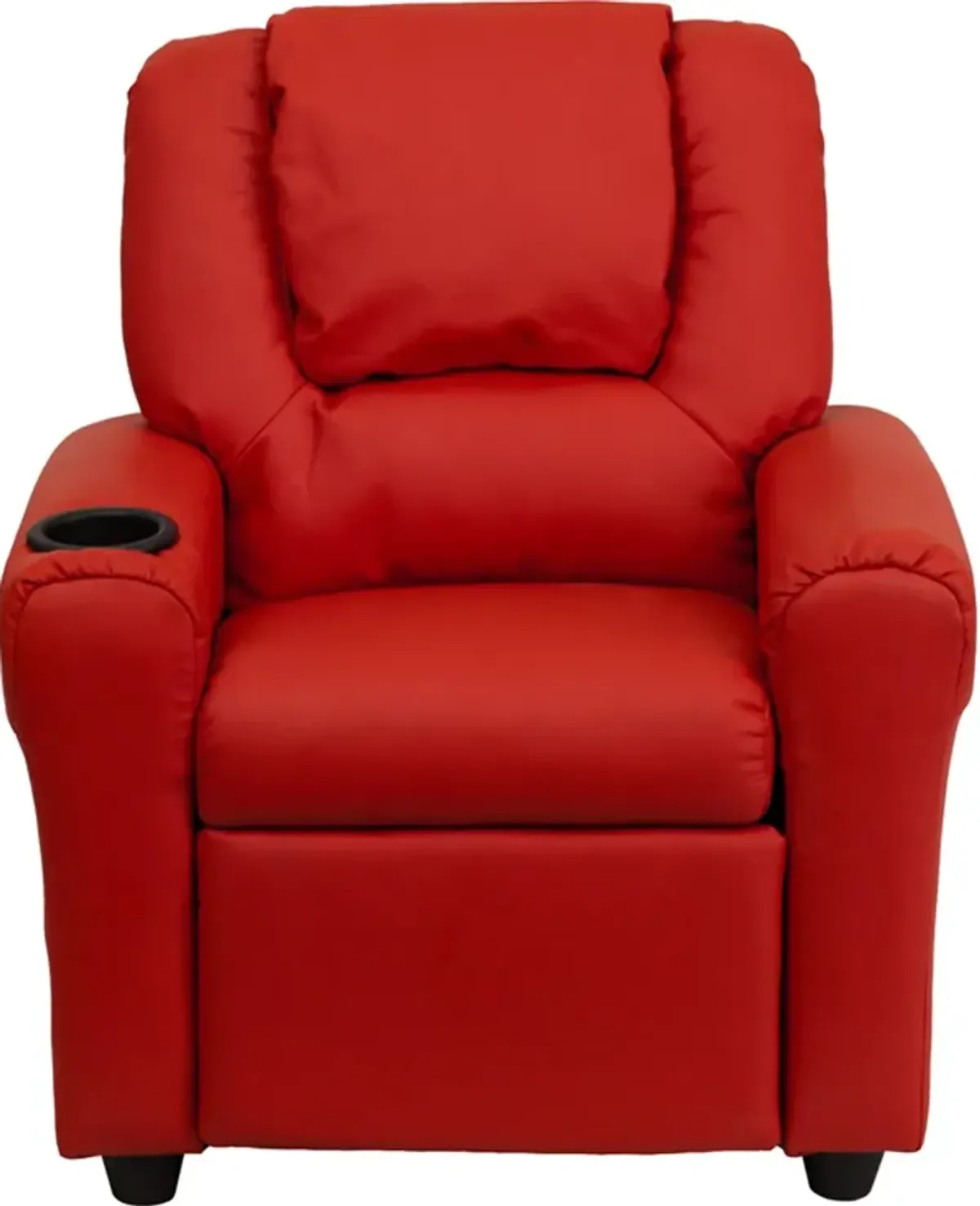 Mini Me Kids Red Recliner with Cup Holder