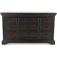Caldwell Dark Brown Dresser