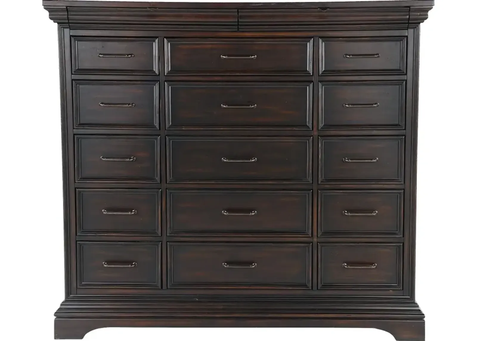 Caldwell Dark Brown Large Chest of Drawers