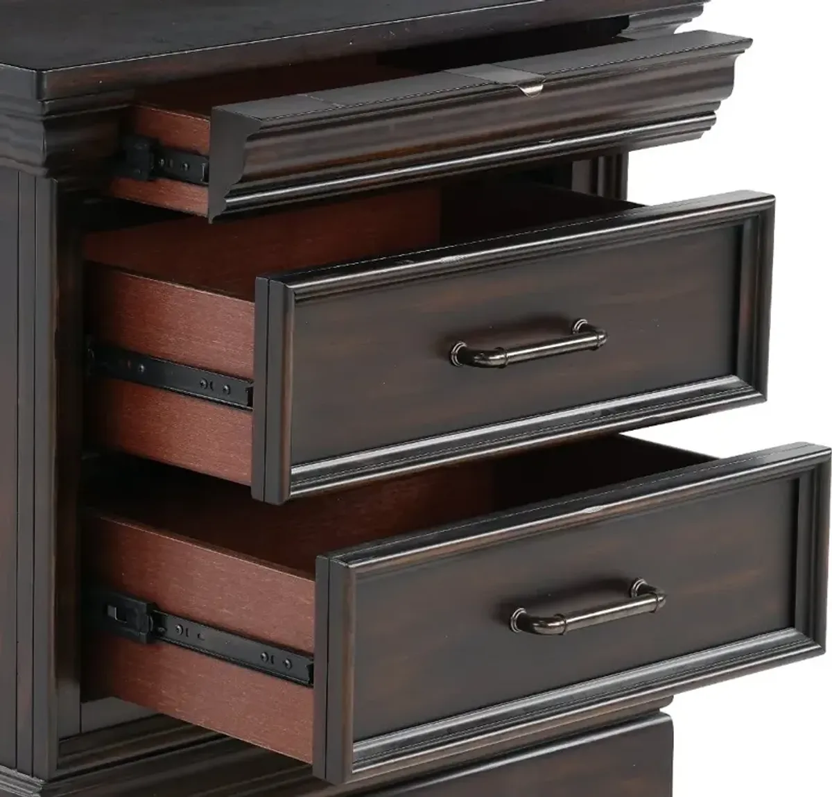 Caldwell Dark Brown Nightstand