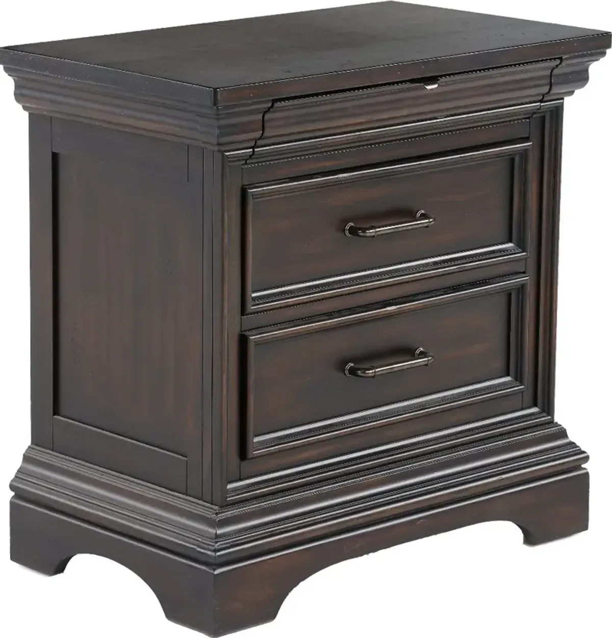 Caldwell Dark Brown Nightstand