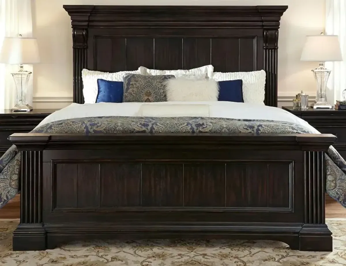 Caldwell Dark Brown Queen Bed