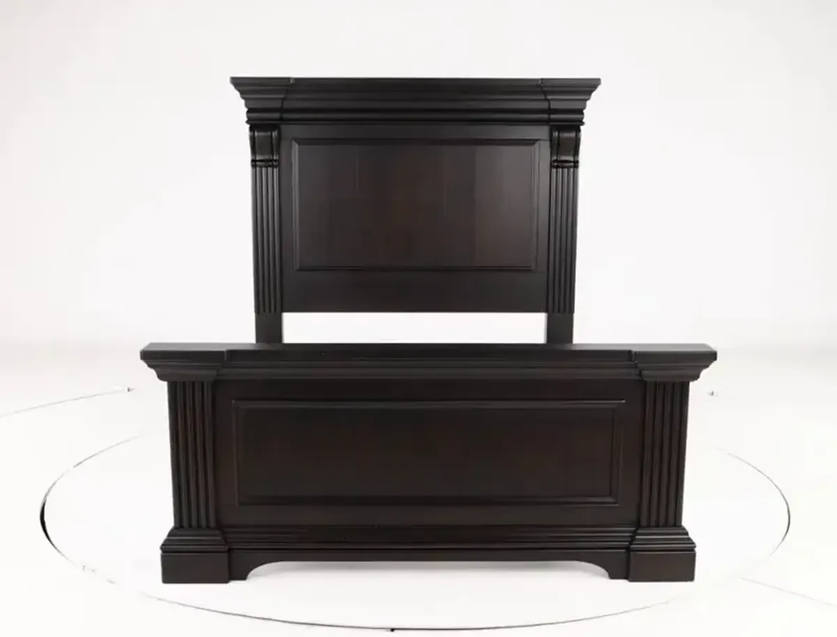 Caldwell Dark Brown Queen Bed